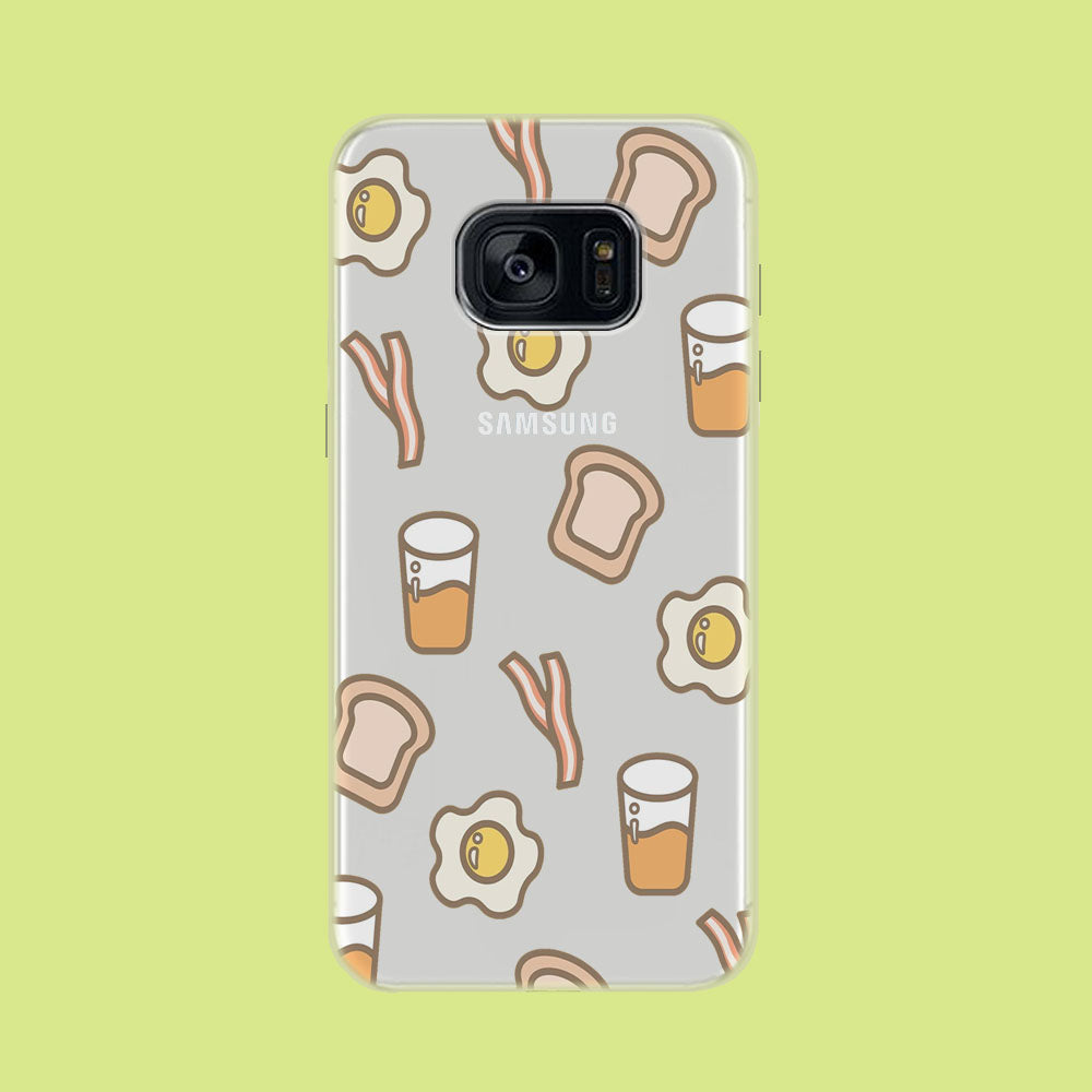 Breakfast Today Samsung Galaxy S7 Clear Case