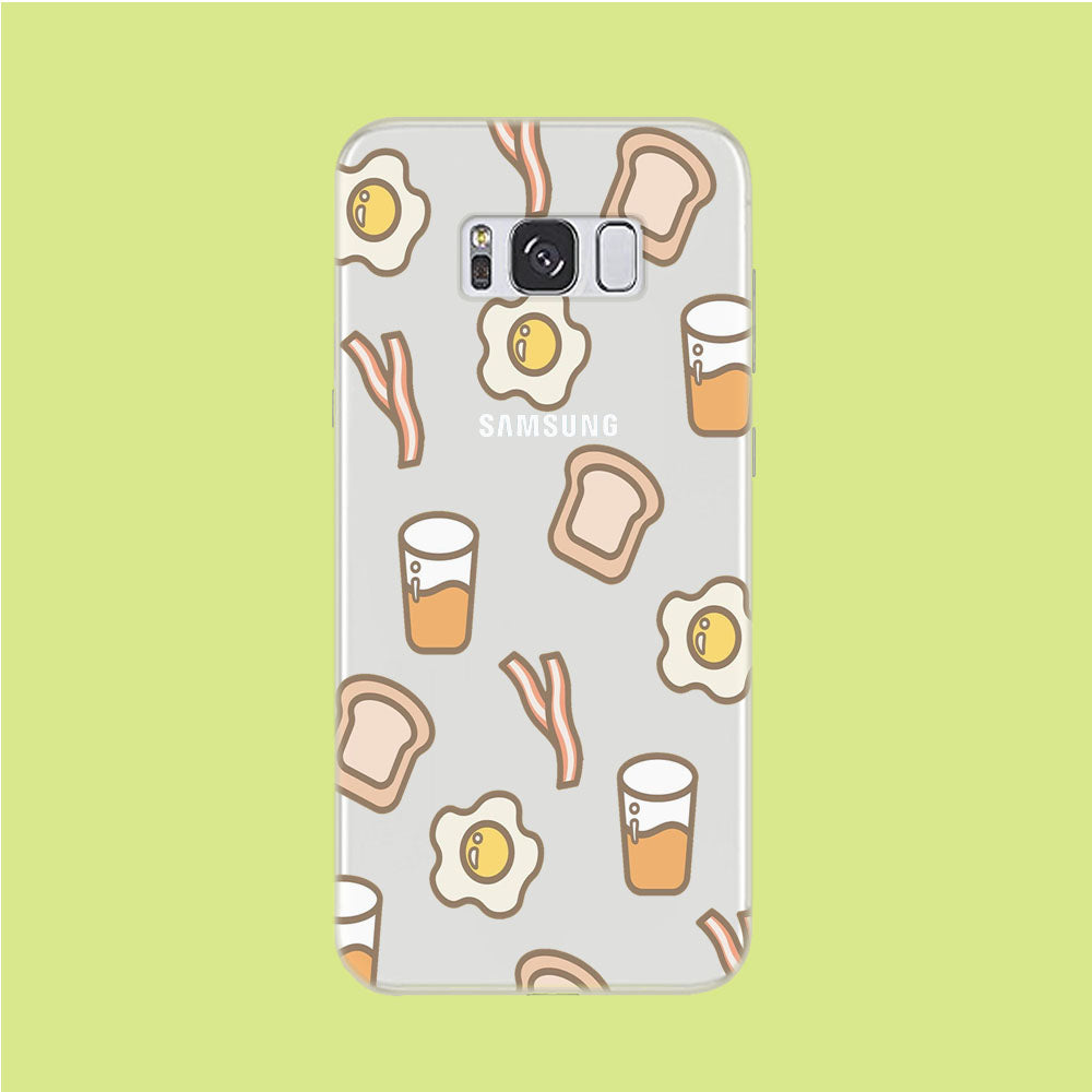 Breakfast Today Samsung Galaxy S8 Plus Clear Case