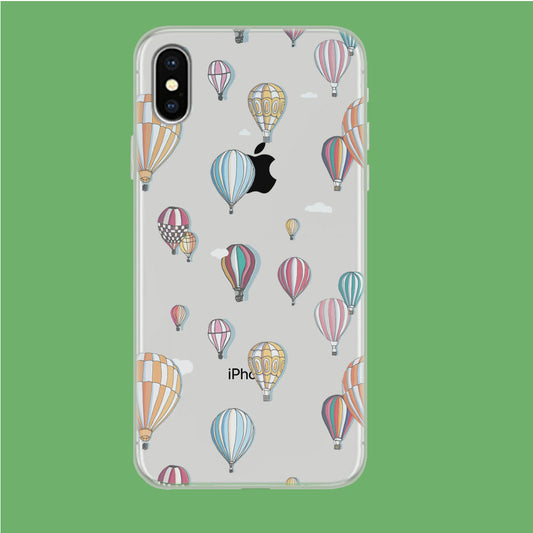 Bring Your Imagination With Ballon iPhone X Clear Case
