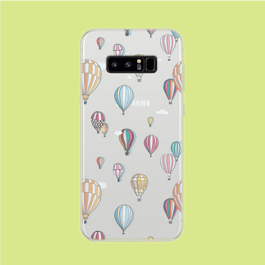 Bring Your Imagination With Ballon Samsung Galaxy Note 8 Clear Case