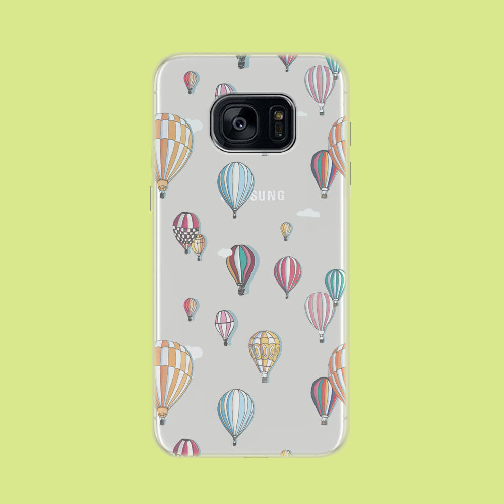 Bring Your Imagination With Ballon Samsung Galaxy S7 Edge Clear Case