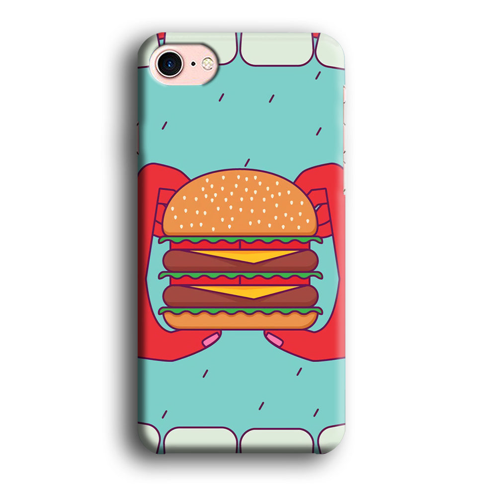 Burgers Double Meat iPhone 8 3D Case