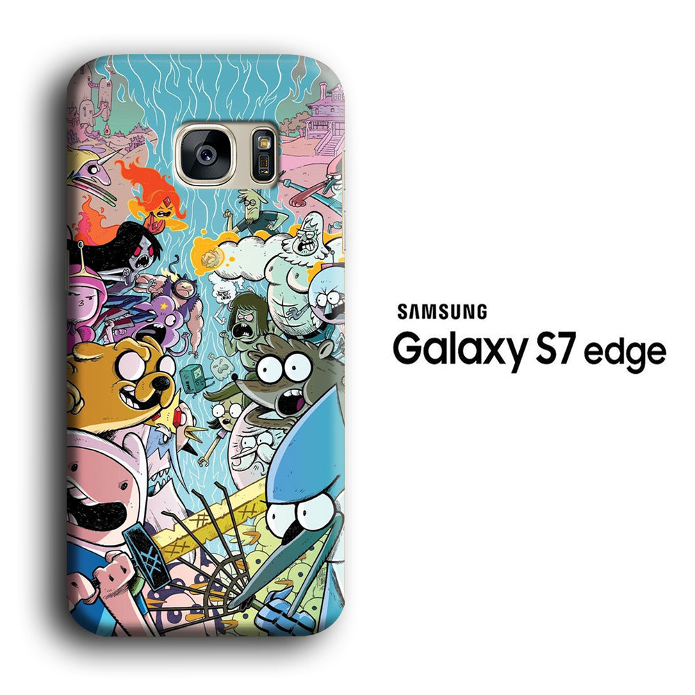 CN Adventure Time Battle Squad Samsung Galaxy S7 Edge 3D Case