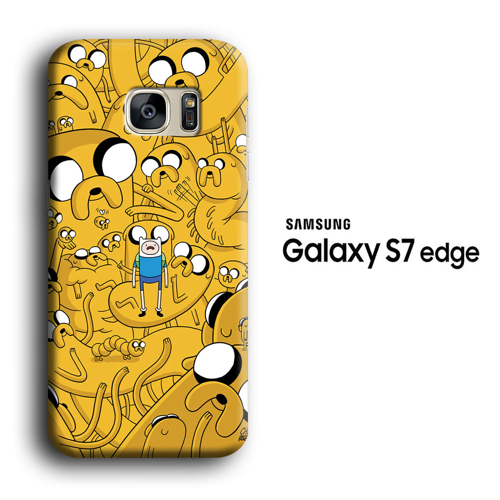 CN Adventure Time Finn Bad Dreams Samsung Galaxy S7 Edge 3D Case