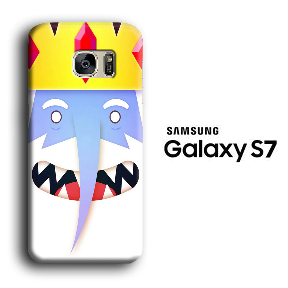 CN Adventure Time Ice King Smiley Samsung Galaxy S7 3D Case