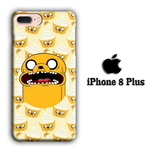CN Adventure Time Jake Cupcakes iPhone 8 Plus 3D Case