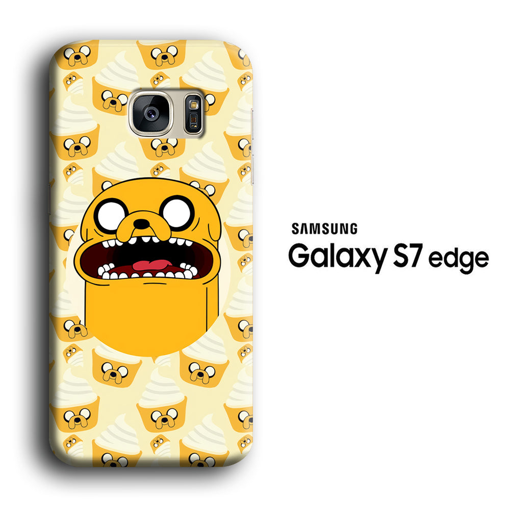 CN Adventure Time Jake Cupcakes Samsung Galaxy S7 Edge 3D Case