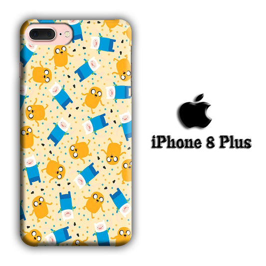 CN Adventure Time Jake and Finn iPhone 8 Plus 3D Case