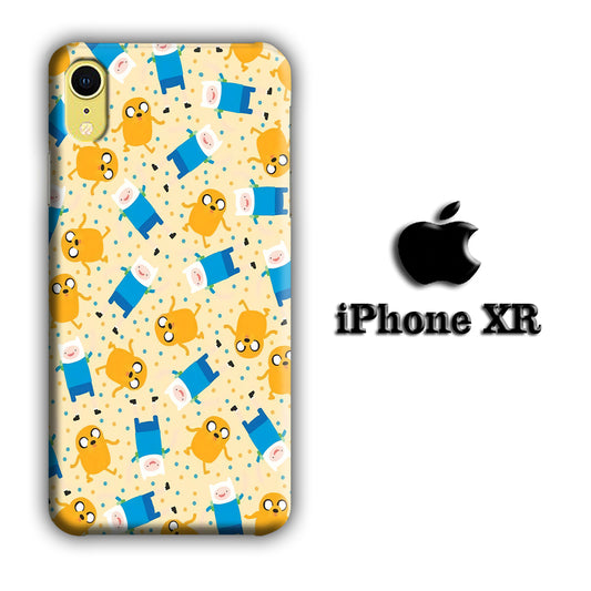 CN Adventure Time Jake and Finn iPhone XR 3D Case