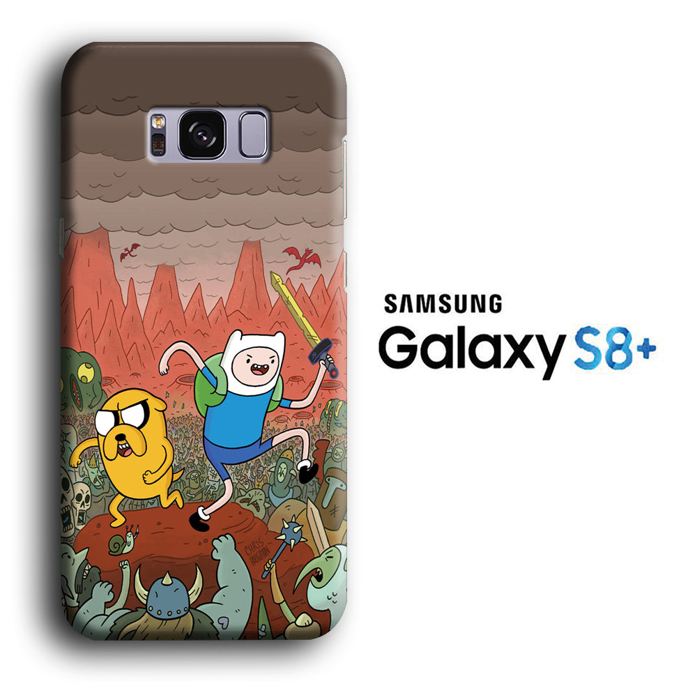CN Adventure Time Mountain Battle Samsung Galaxy S8 Plus 3D Case