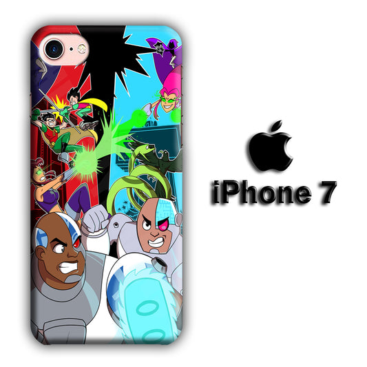 CN Teen Titans Mirror Enemy iPhone 7 3D Case