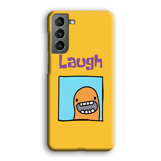 Cartoon Frame 'Laugh' Samsung Galaxy S21 3D Case