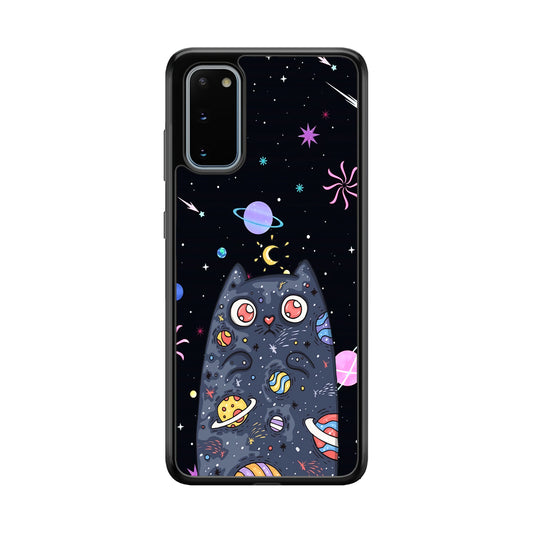 Cat Aesthetic Space Owner Samsung Galaxy S20 Case