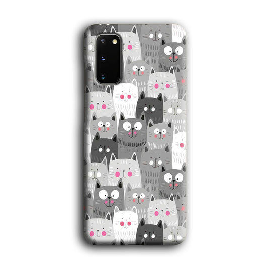 Cat Smily Collage Samsung Galaxy S20 3D Case