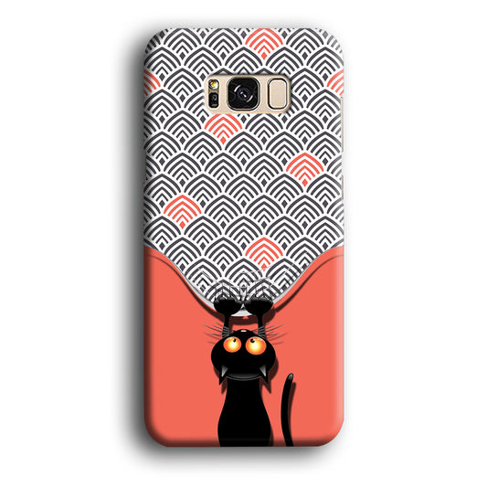 Cat Wall Scratch Samsung Galaxy S8 3D Case