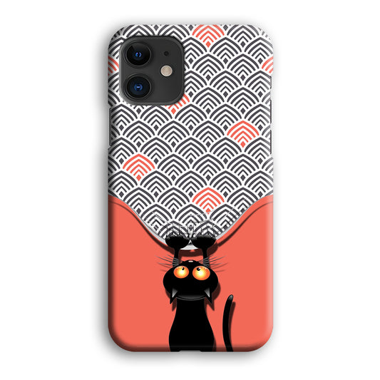 Cat Wall Scratch iPhone 12 3D Case