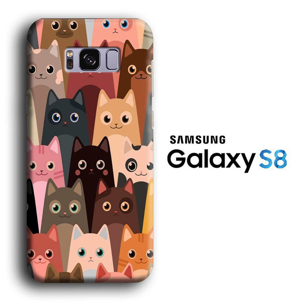 Cat Photo Class Samsung Galaxy S8 3D Case