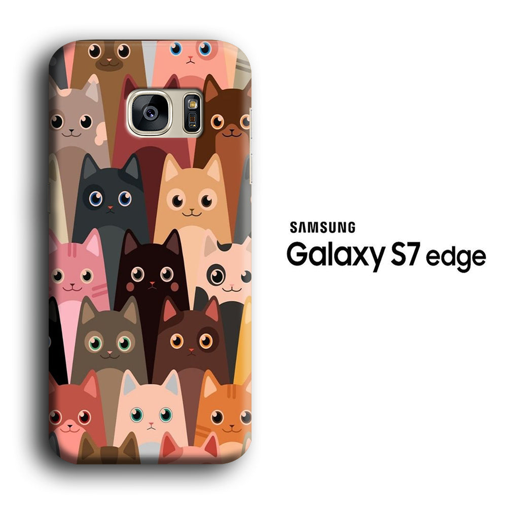 Cat Photo Class Samsung Galaxy S7 Edge 3D Case