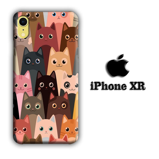 Cat Photo Class iPhone XR 3D Case