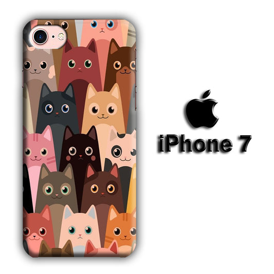 Cat Photo Class iPhone 7 3D Case