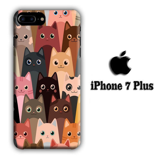 Cat Photo Class iPhone 7 Plus 3D Case
