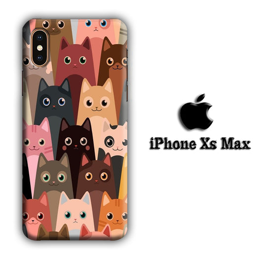 Cat Photo Class iPhone Xs Max 3D Case