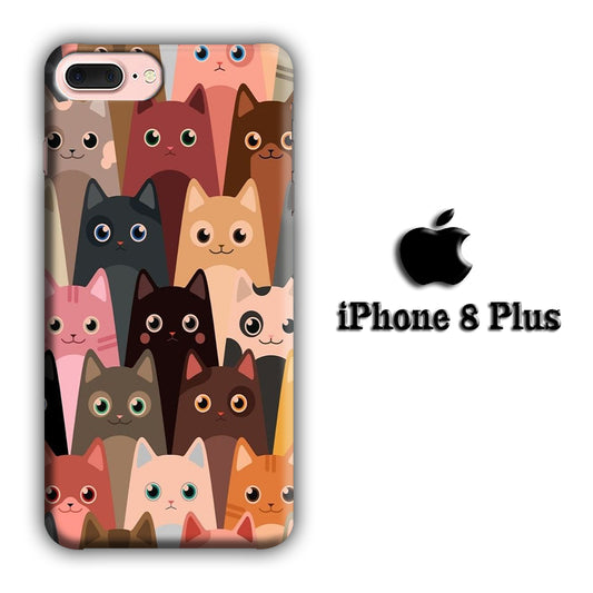 Cat Photo Class iPhone 8 Plus 3D Case