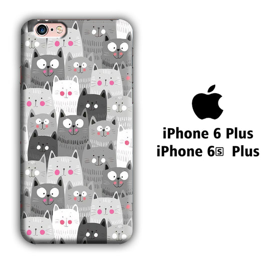 Cat Smily Collage iPhone 6 Plus | 6s Plus 3D Case