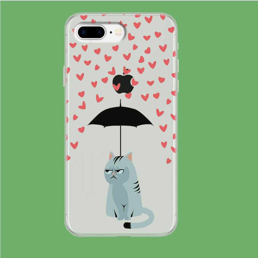 Cat in A Good Day iPhone 8 Plus Clear Case