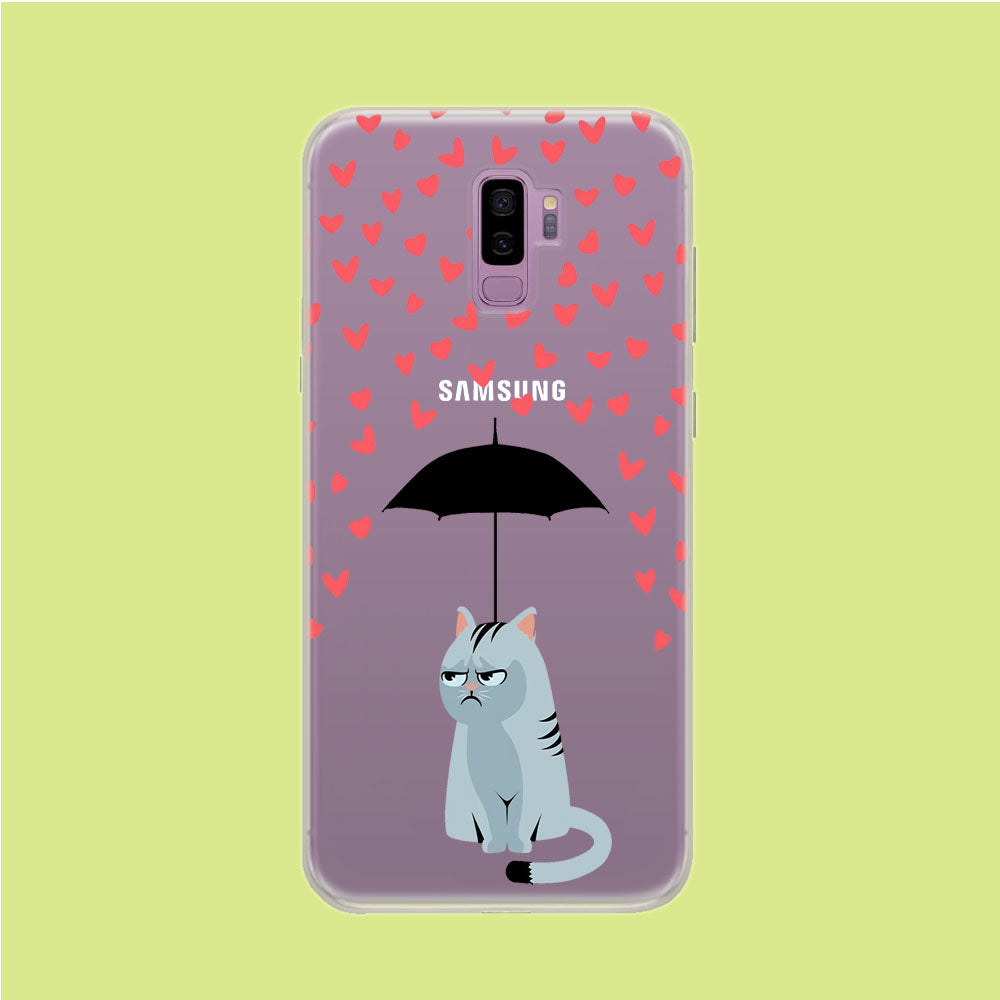 Cat in A Good Day Samsung Galaxy S9 Plus Clear Case