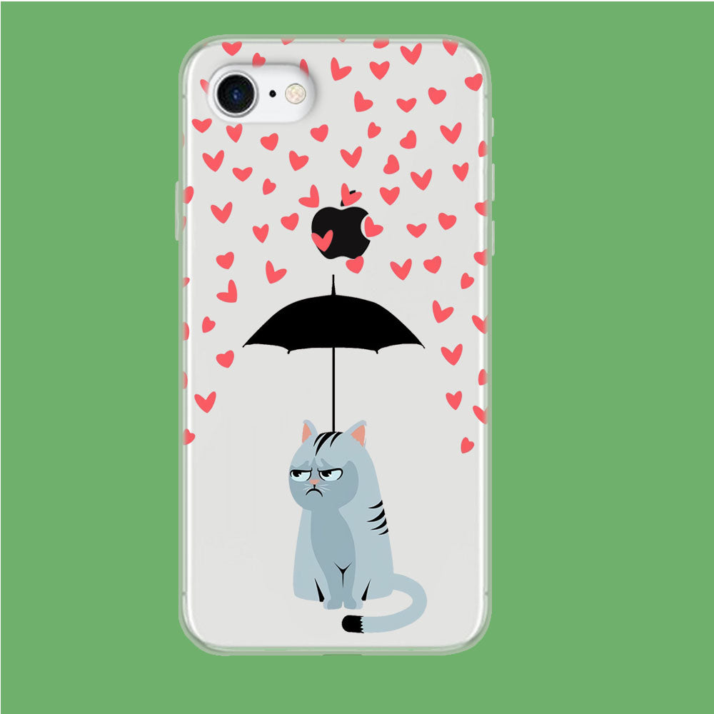 Cat in A Good Day iPhone 8 Clear Case