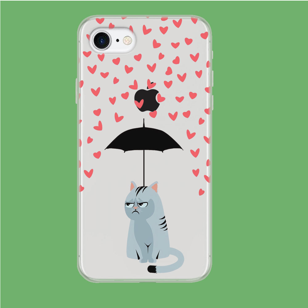 Cat in A Good Day iPhone 7 Clear Case