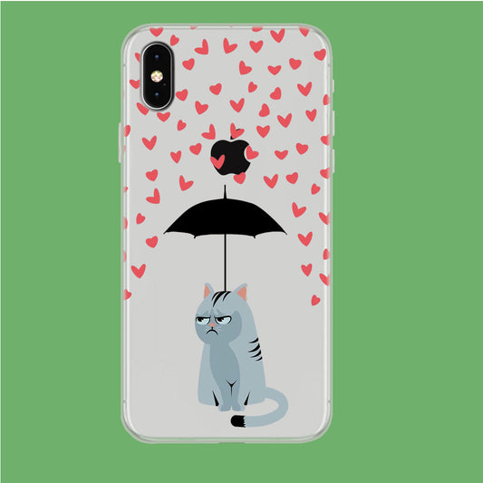 Cat in A Good Day iPhone Xs Max Clear Case