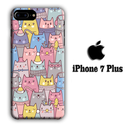 Cat in Winter iPhone 7 Plus 3D Case