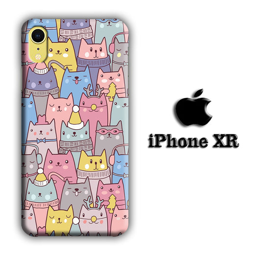 Cat in Winter iPhone XR 3D Case