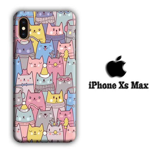 Cat in Winter iPhone Xs Max 3D Case