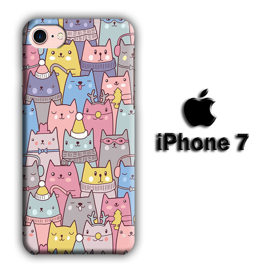 Cat in Winter iPhone 7 3D Case