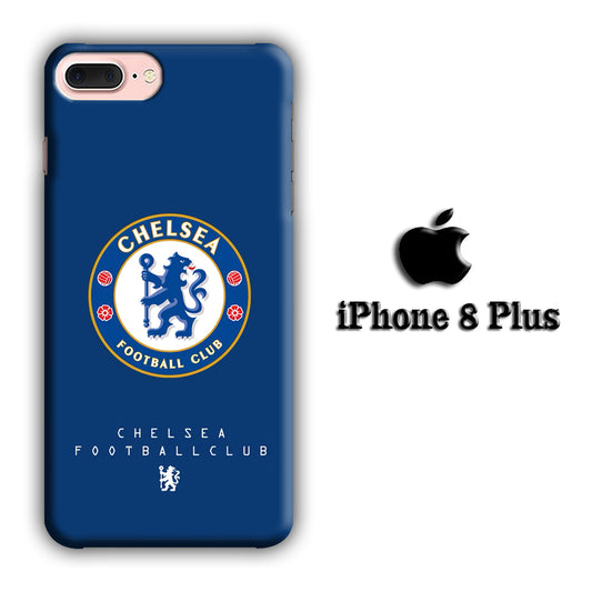 Chelsea Blue Original Logo iPhone 8 Plus 3D Case