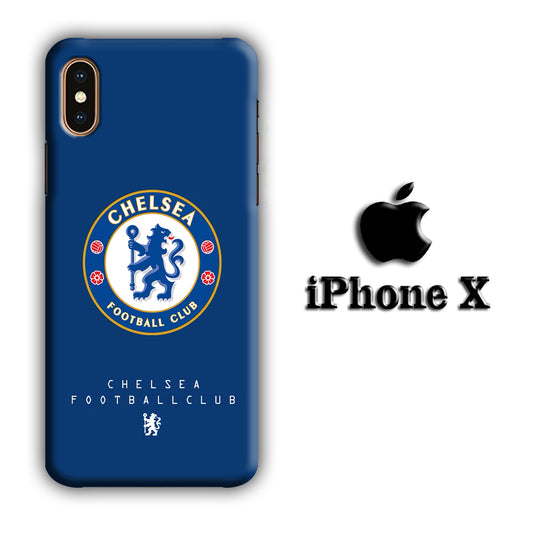 Chelsea Blue Original Logo iPhone X 3D Case