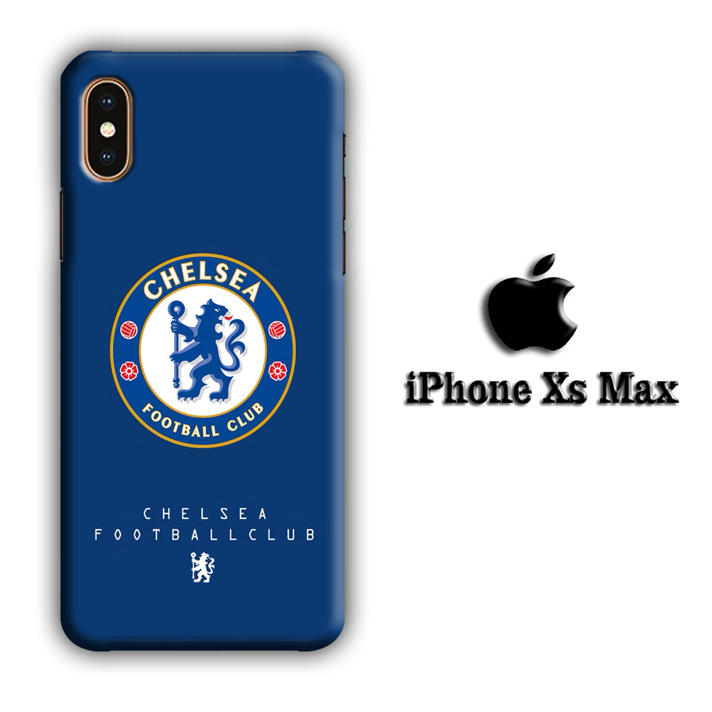 Chelsea Blue Original Logo iPhone Xs Max 3D Case