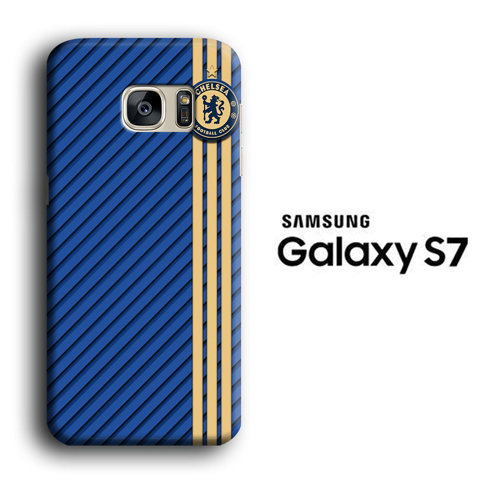 Chelsea Gold Strip Samsung Galaxy S7 3D Case
