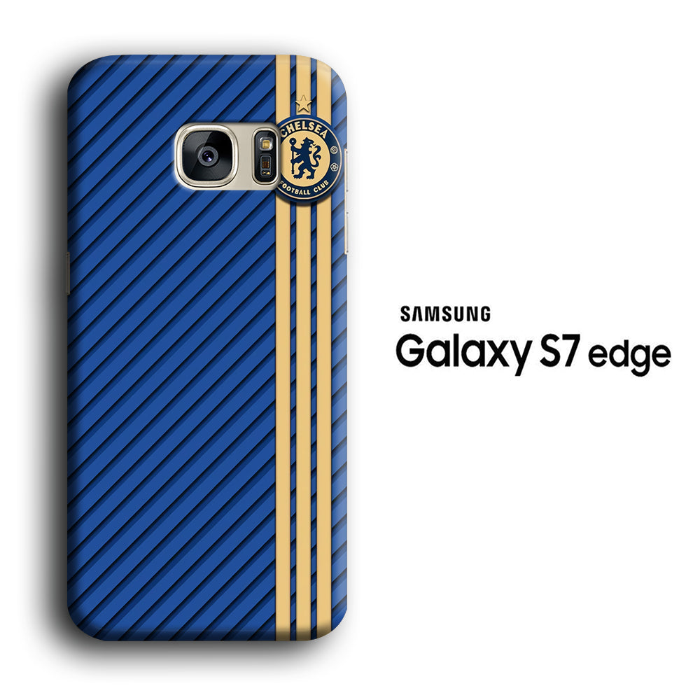 Chelsea Gold Strip Samsung Galaxy S7 Edge 3D Case