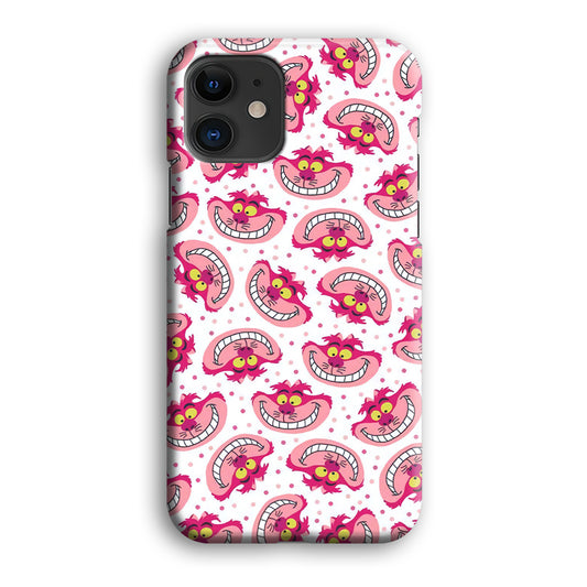 Cheshire Cat Face of Happiness iPhone 12 3D Case