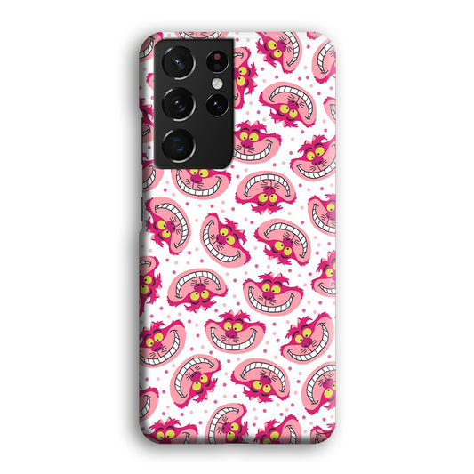 Cheshire Cat Face of Happiness Samsung Galaxy S21 Ultra 3D Case