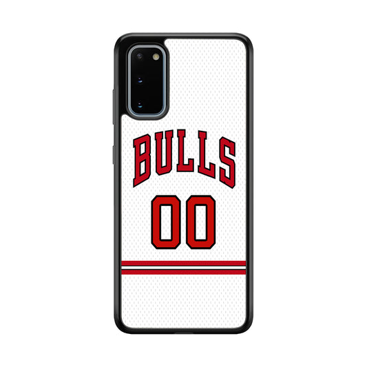 Chicago Bulls Red Line Jersey Samsung Galaxy S20 Case