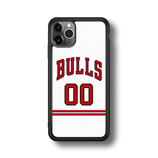 Chicago Bulls Red Line Jersey iPhone 11 Pro Max Case