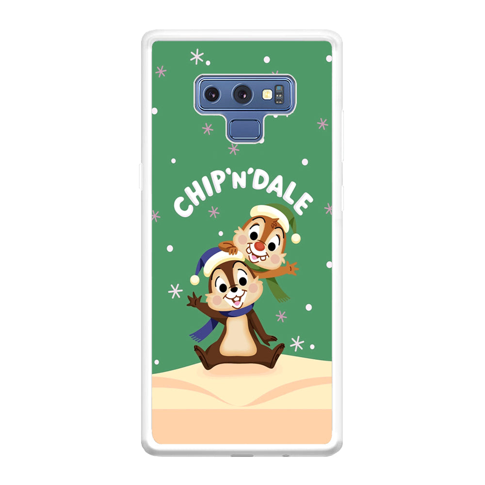 Chip N Dale Snow Night Samsung Galaxy Note 9 Case