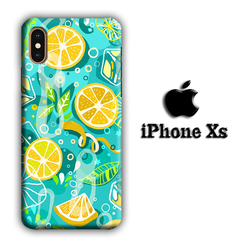 Citrus Tropical Dance iPhone Xs 3D Case