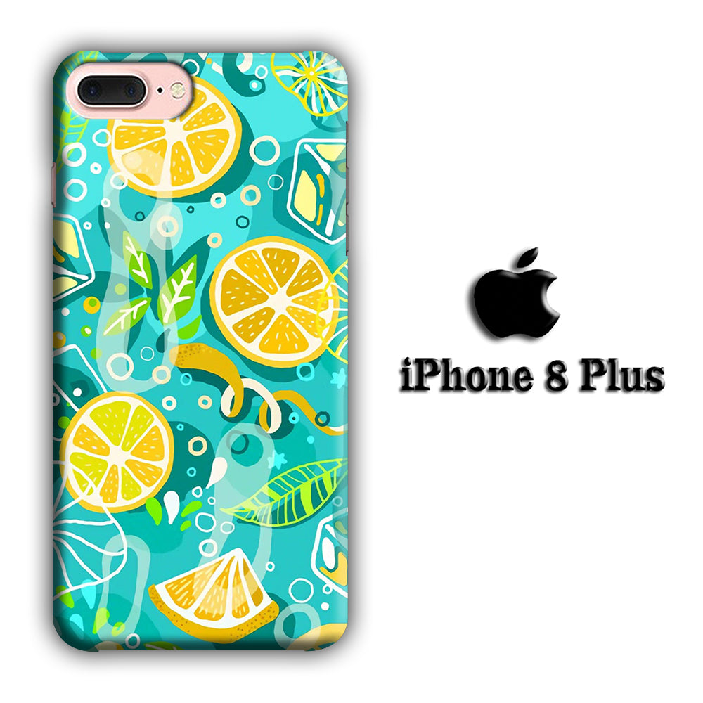Citrus Tropical Dance iPhone 8 Plus 3D Case