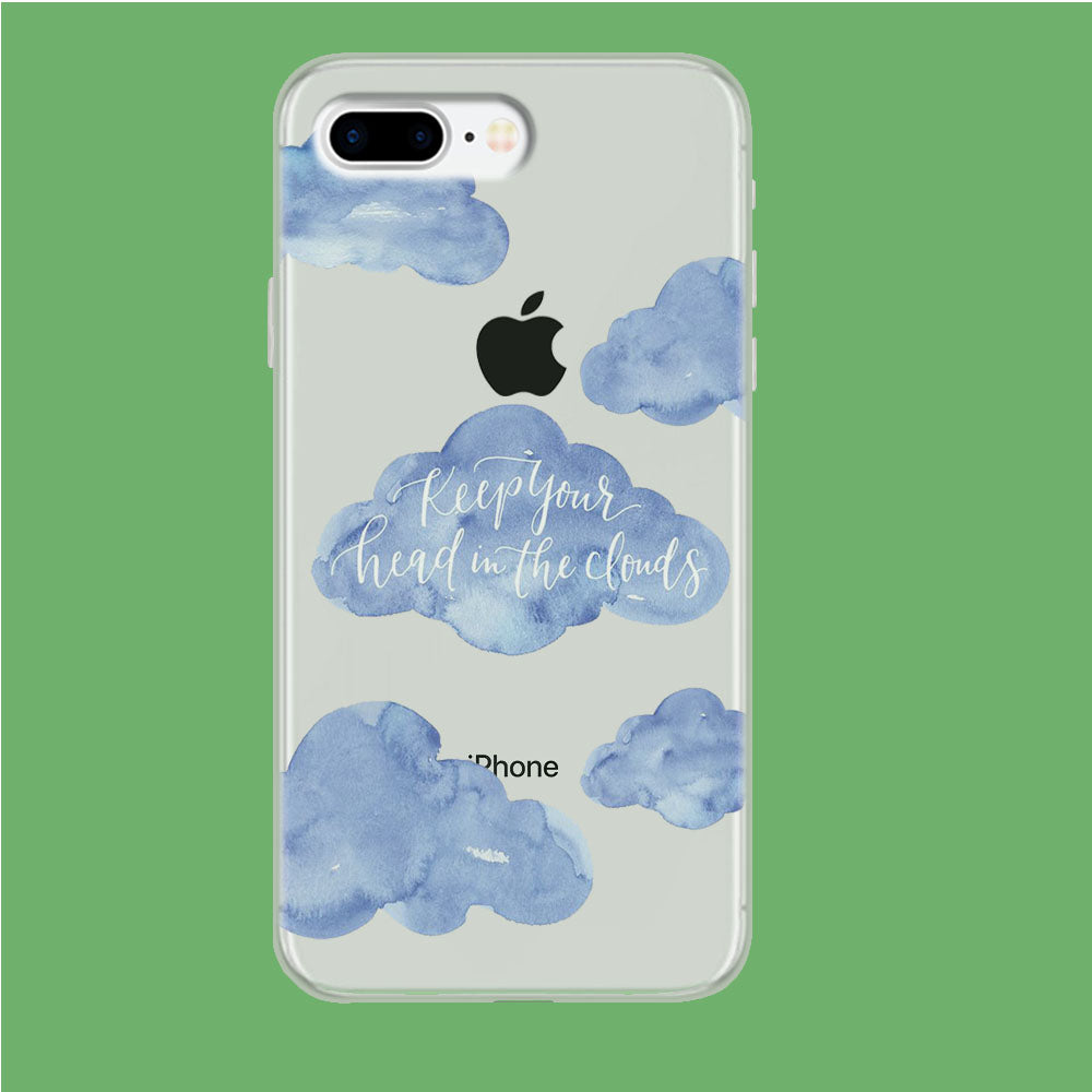 Clouds Quotes iPhone 8 Plus Clear Case